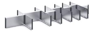 14 Compartment Steel Divider Kit External 1300W x 525 x 150H Bott Cubio Steel Divider Kits 43020692.51 